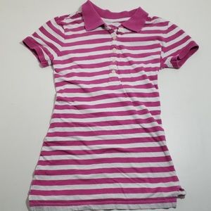 Aeropostale collared shirt Pink & White stripe